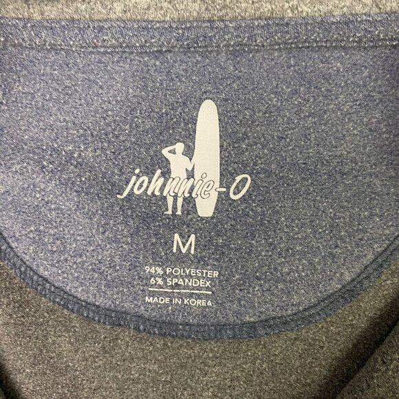 Johnnie-O 1/4 Zip Pullover Men's Medium Gray Meteor Brady 2.0 Microfleece - Picture 7 of 11